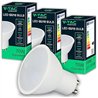 V-TAC 3x Bombillas LED GU10 - Alta Luminosidad 10W (Equivalente a 70W) - 1000 Lumen - Cubierta Satinada - Bombilla Máxima Eficie