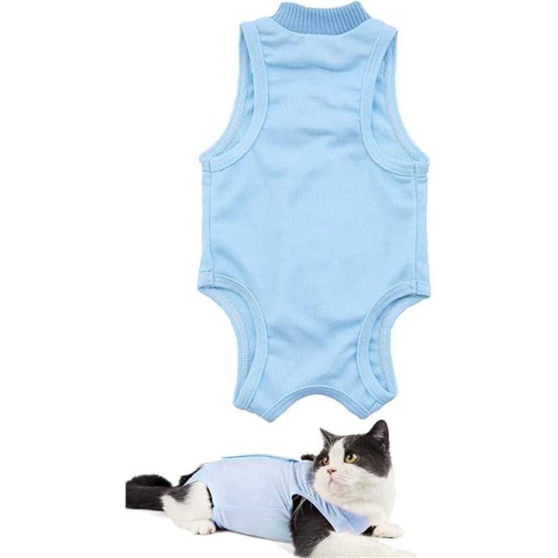 AEITPET Traje de recuperación Profesional para Gatos, Gata Camiseta de recuperación, heridas Abdominales Profesional para herida