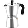 Monix Vitro Express Cafetera de aluminio 6 tazas, apta para todo tipo de cocinas excepto inducción
