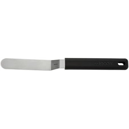 ARCOS Espátula de Cocina para Emplatado en Acero Inoxidable 90 x 200 Mm. Accesorio para Emplatar Tartas, Lasañas y Postres con M