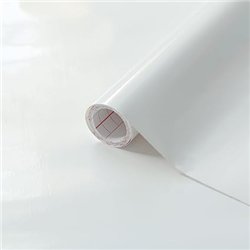 d-c-fix vinilo adhesivo muebles Blanco unicolor brillante autoadhesivo impermeable decorativo para cocina, armario, puerta, mesa