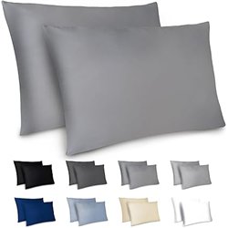 Dreamzie Funda Almohada 40x80cm - Lote de 2 de Microfibra con Cremallera Certficadas Oeko Tex - Funda Almohada Suave y Cepillada