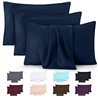 Utopia Bedding - Microfibra cepillada Suave - 100% poliéster - Funda de Almohada de 30 x 50 cm - Juego de 4 - Fundas de Almohada