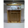 alpina Organizador Cajones - Cubertos para Cajon Cocina Extensible 46x34-56,5x6 cm - Caja Organizadora para Utensilios hasta 8 C