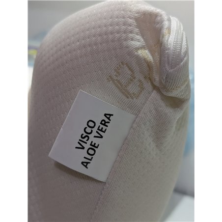DUÉRMETE ONLINE - Almohada Viscoelástica Aloe Vera Visco | Máximo Confort y Excelente Adaptabilidad con Propiedades Antiestrés |