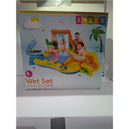INTEX Centro Juegos Hinchable Dinosaurio 249x191x109 cm 272l (57444)