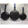 BRA Advanced Set de sartenes, aluminio fundido antiadherente sin PFOA, de rendimiento superior, resistencia a los arañazos y a l