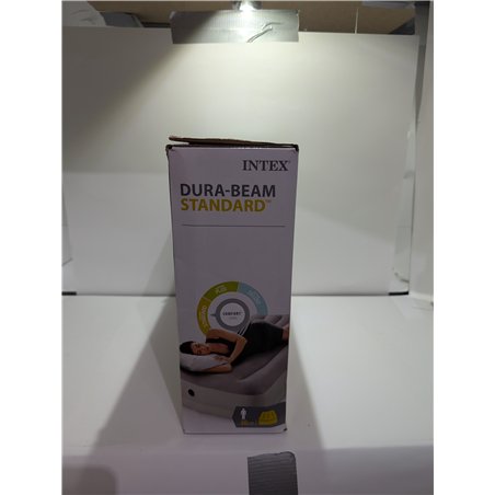 Intex Cama Inflable Doble Dura-Beam Prestige de Altura Media con USB 150, tamaño inflado: 99 cm x 1,91 m x 30 cm (64177)