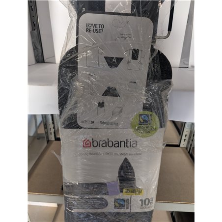 Jata HPLA8100 - Tabla de Planchar Plegable, Medida 110 x 32 cm, Funda 100% Algodón, Reposa Planchas, Fabricación europea, Negro 
