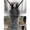 Jata HPLA8100 - Tabla de Planchar Plegable, Medida 110 x 32 cm, Funda 100% Algodón, Reposa Planchas, Fabricación europea, Negro 