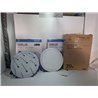 M Ledme - Pack 2, Downlight LED 220mm 20W, 2000 lúmenes, Panel Redondo Extraplano, Color Luz fría (6000k), Corte estándar 205 mm