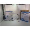M Ledme - Pack 2, Downlight LED 220mm 20W, 2000 lúmenes, Panel Redondo Extraplano, Color Luz fría (6000k), Corte estándar 205 mm