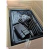 JIUYOTREE Carrito de Almacenamiento de plástico de 4 Niveles con Asas para Colgar adicionales, Ruedas bloqueables para Sala de E