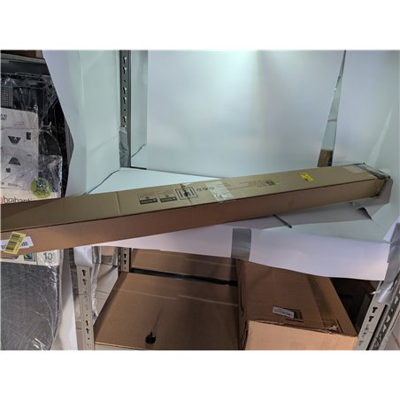 Sekey Estor Doble con fijación sin Agujeros para Ventanas, Estor Doble, 115 cm de Ancho, 115 x 210 cm, Color Gris