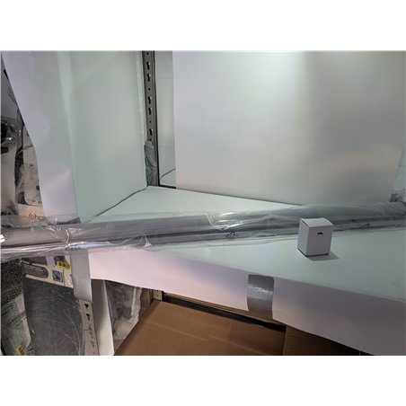 Sekey Estor Doble con fijación sin Agujeros para Ventanas, Estor Doble, 115 cm de Ancho, 115 x 210 cm, Color Gris