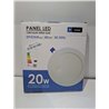 M Ledme - Downlight LED 20W, 2000 lúmenes, Panel Redondo Extraplano. 220mm, 20W, Color Luz fría (6000k), Corte estándar