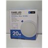 M Ledme - Downlight LED 20W, 2000 lúmenes, Panel Redondo Extraplano. 220mm, 20W, Color Luz fría (6000k), Corte estándar