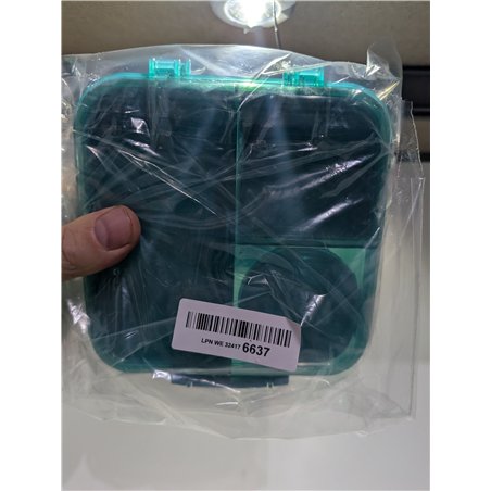 Sistema To Go fiambrera bento | Fiambrera con tarrina para yogur o fruta | Plástico con destino al océano | 1,25 l | Verde Azula