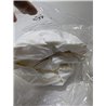 Amazon Basics Sabana Bajera Ajustable, 160 x 200 x 30 cm, 100% algodón satén 400 Hilos, Blanco