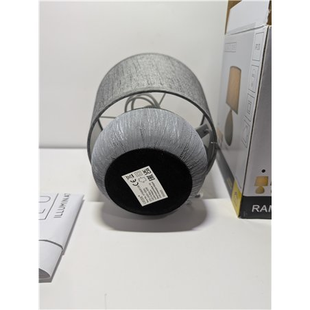 LUCIDE RAMZI - Lámpara de mesa - Ø 18 cm - 1xE14 - Beige