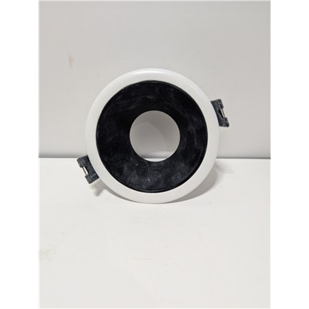 Paulmann 93394 Luminaria Cole Fija, Redonda, Regulable, Foco, Blanco, Negro Mate, Spot, Aluminio, plástico, empotrable GU10