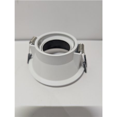 Paulmann 93394 Luminaria Cole Fija, Redonda, Regulable, Foco, Blanco, Negro Mate, Spot, Aluminio, plástico, empotrable GU10