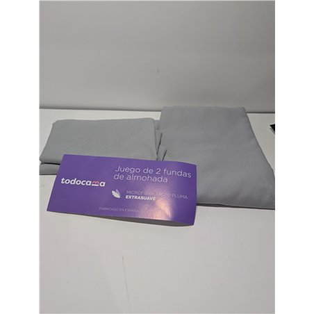 Todocama – Juego de 2 Fundas de Almohada, Microfibra Extra Suave, hipoalergénicas