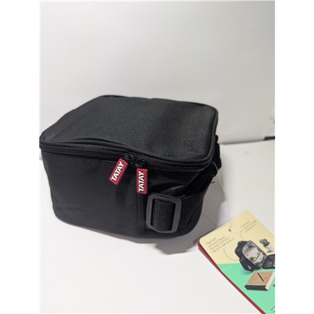 Tatay Bolsa Termica Porta Alimentos Impermeable - Urban Food Casual Glass 3,5L | 2 Tapers de Cristal 0,57L | Triple Capa Aislant