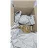 Amazon Basics Bombilla LED E27 vintage, cristal ámbar retro, G93, 4 W (equivalente a 25 W), paquete de 2, luz ultracálida de 180