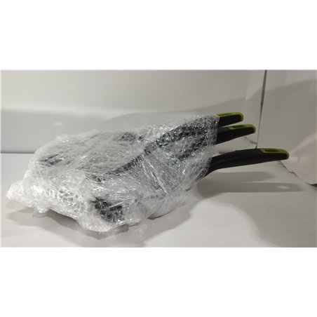 Monix Eco Nature Set de sartenes 18-22-26 cm, aluminio forjado reciclado, cerámica antiadherente reforzada, apta para todo tipo 