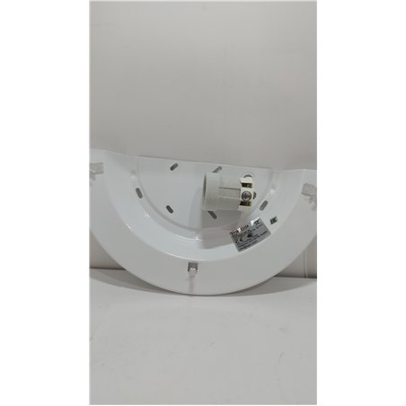 Eglo Lámpara de pared Planet 1, lámpara led de interior de acero y cristal, lámpara de salón en blanco y transparente, casquillo