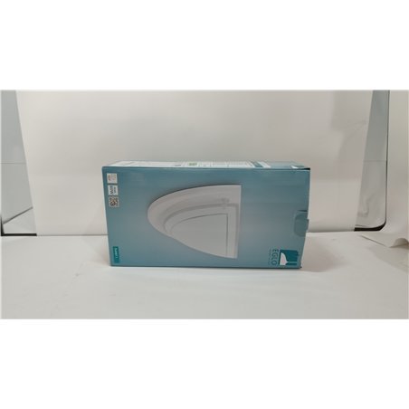 Eglo Lámpara de pared Planet 1, lámpara led de interior de acero y cristal, lámpara de salón en blanco y transparente, casquillo