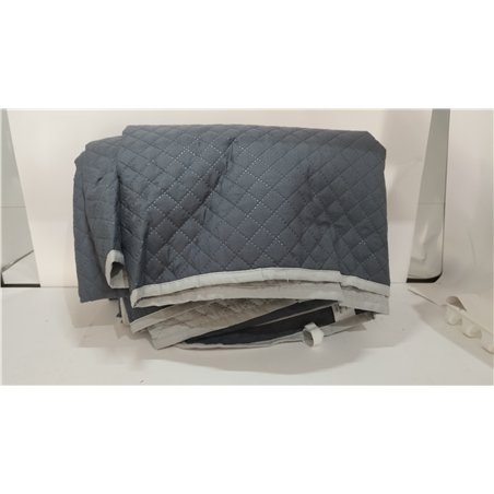 Martina Home Diamond Funda Cubre Sofá,Protector para Sofás Acolchado Reversible,Gris-Antracita, 3 Plazas
