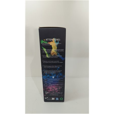 Grsta Botella Termica, 500ml Botella de Agua Acero Inoxidable, A Prueba de Fugas, Niños, Mantiene 24H Frio/12H Calor, Botella si