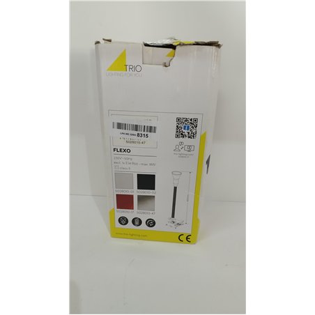 Trio 5028010-47 - Flexo pinza, 18W, IP20, 320 lumens, E14, color aluminio