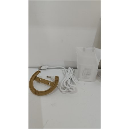 Despertador digital de 17,80 cm (7 pulgadas) con led, despertador con espejo, con 2 puertos de carga USB, modo de repetición, aj