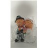 Mopec Pit&Pita Figura para Pastel de boda, Resina, Blanco, 13.5 x 17 x 19.2 cm