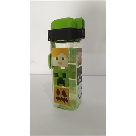 Stor BOTELLA ROBOT CON CIERRE 550 ML MINECRAFT