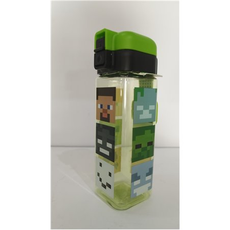 Stor BOTELLA ROBOT CON CIERRE 550 ML MINECRAFT