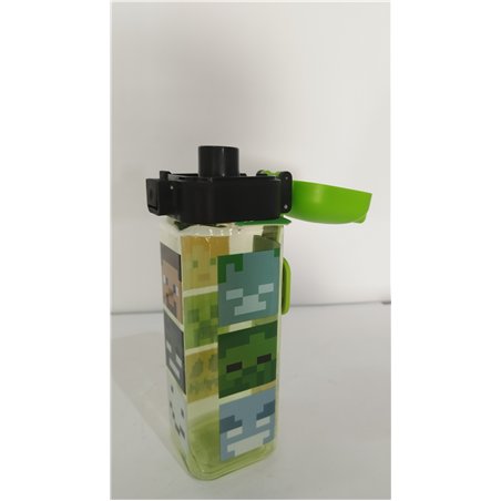 Stor BOTELLA ROBOT CON CIERRE 550 ML MINECRAFT