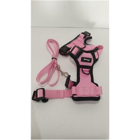 Wdmiya Arnes Gato Antiescape, Arnés para Gato Ajustable con Correa de 150cm, Chaleco Suave Cómodo Reflectante Transpirable para 