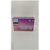 Philips - Bombilla LED cristal 50W, GU10, luz blanca cálida, transparente, no regulable, pack 6 [Clase de eficiencia energética 