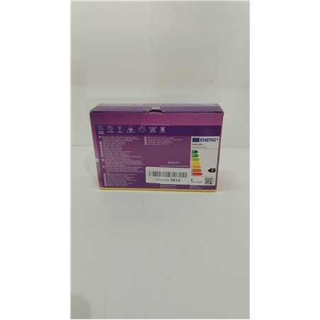 Philips - Bombilla LED cristal 50W, GU10, luz blanca cálida, transparente, no regulable, pack 6 [Clase de eficiencia energética 