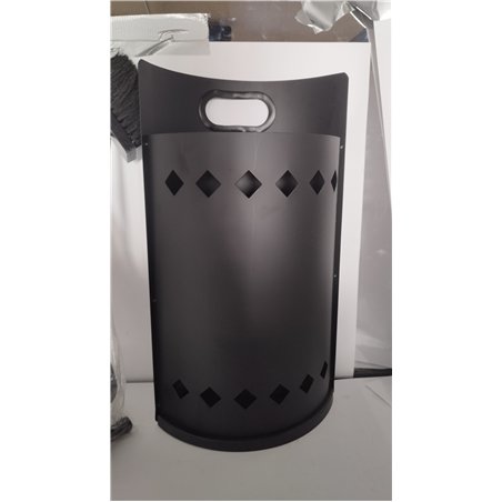 Relaxdays Accesorios Chimenea, Modernos, Juego de Estufa con Cubo, Atizador, Pinzas, Escoba y Pala, Negro, Acero, Set de 5 Pieza
