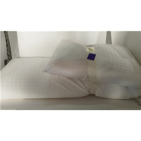 Todocama - Almohada viscoelástica Luxury Hotel. Doble Funda con Cremallera. Funda Jacquard con Tratamiento antiácaros. Termorreg