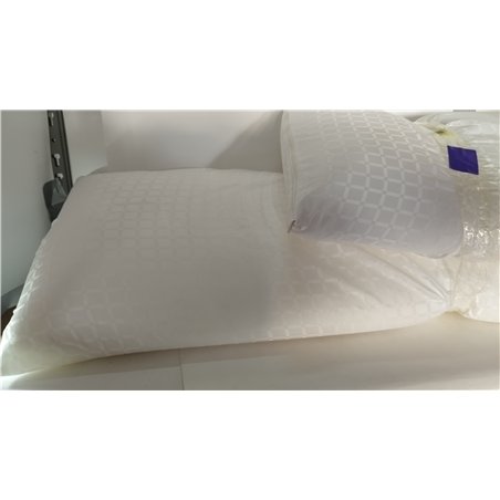 Todocama - Almohada viscoelástica Luxury Hotel. Doble Funda con Cremallera. Funda Jacquard con Tratamiento antiácaros. Termorreg