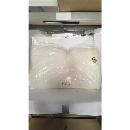 Sleepys Cojín de látex natural, 74 x 42 x 10 cm de alto, con funda de punto 100 % algodón, almohada de látex TALAY antialérgico