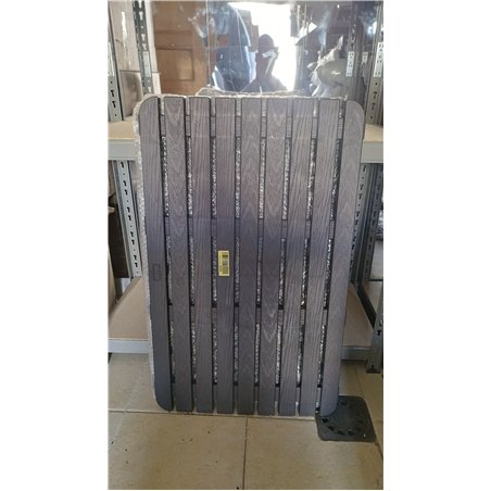 Tatay 5530116 Tarima de Ducha Rectangular de plástico Resistente, Acabado Efecto Madera, con protección Anti-UVA, antidesliante,
