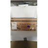 RTA WINE0106 Botellero Tradicional para 30 Botellas, Kit de Pino Oscuro (FSC), Acero, 52.3 x 52.3 x 23 cm (Width x Height x Dept