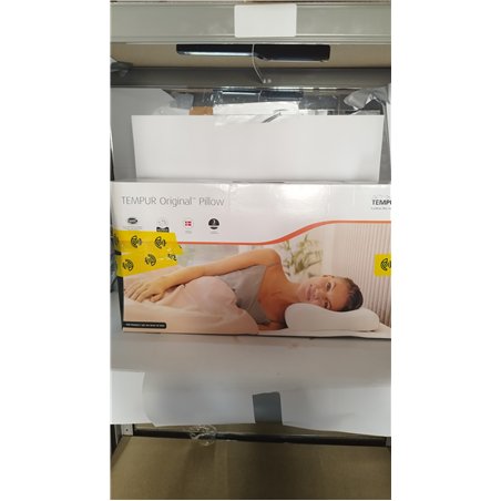 TEMPUR Original Almohada cervical viscoelástica, almohada ergonómica para dormir boca arriba y de lado, Sensación inicial firme,